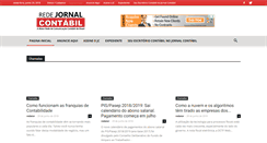 Desktop Screenshot of jornalcontabil.com.br